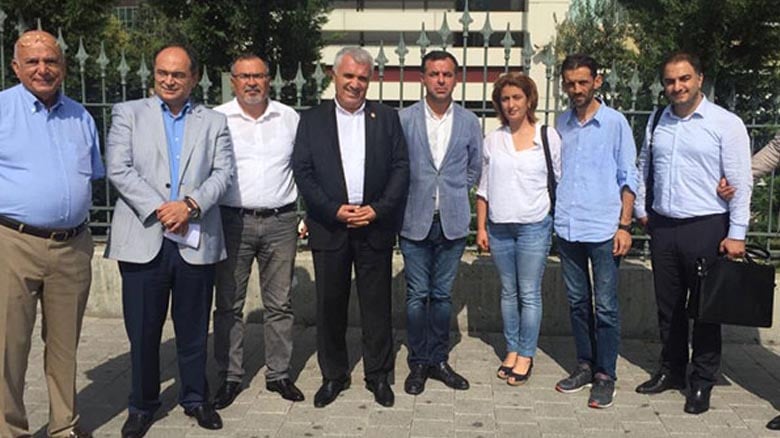 CHP'li avukatlar, Kılıçdaroğlu'nun avukatı Celal Çelik'i ziyaret etti