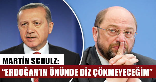 Martin Schulz'dan Türkiye'ye ilişkin önemli açıklamalar: "Bize şantaj yapılmasına izin veremeyiz."