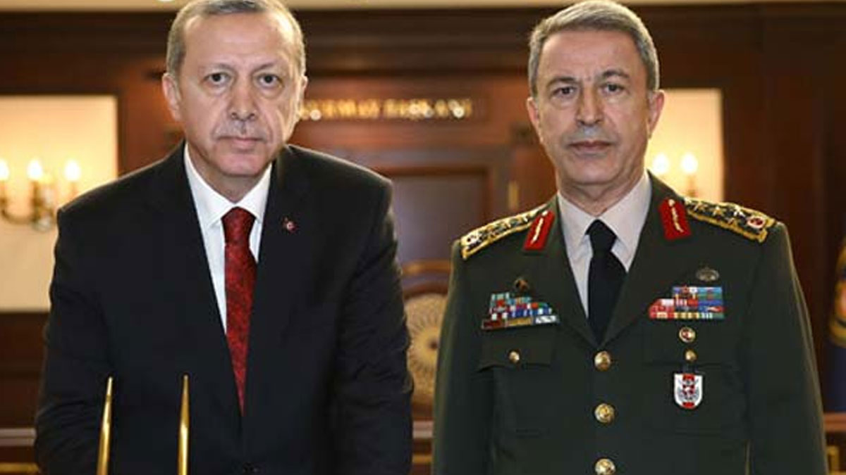 Erdoğan, Milli Savunma Bakanı Akar ile görüştü