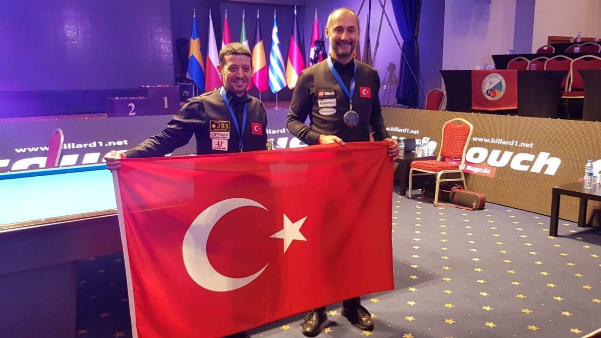 Semih Saygıner ve Murat Naci Çoklu’dan oluşan milli takım, Avrupa ikincisi oldu