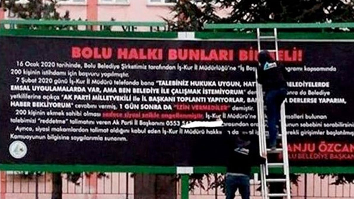 CHP'li Belediye Başkanı, İŞKUR'a baskı yaptığı iddia edilen AKP'li ismin numarasını yayınladı