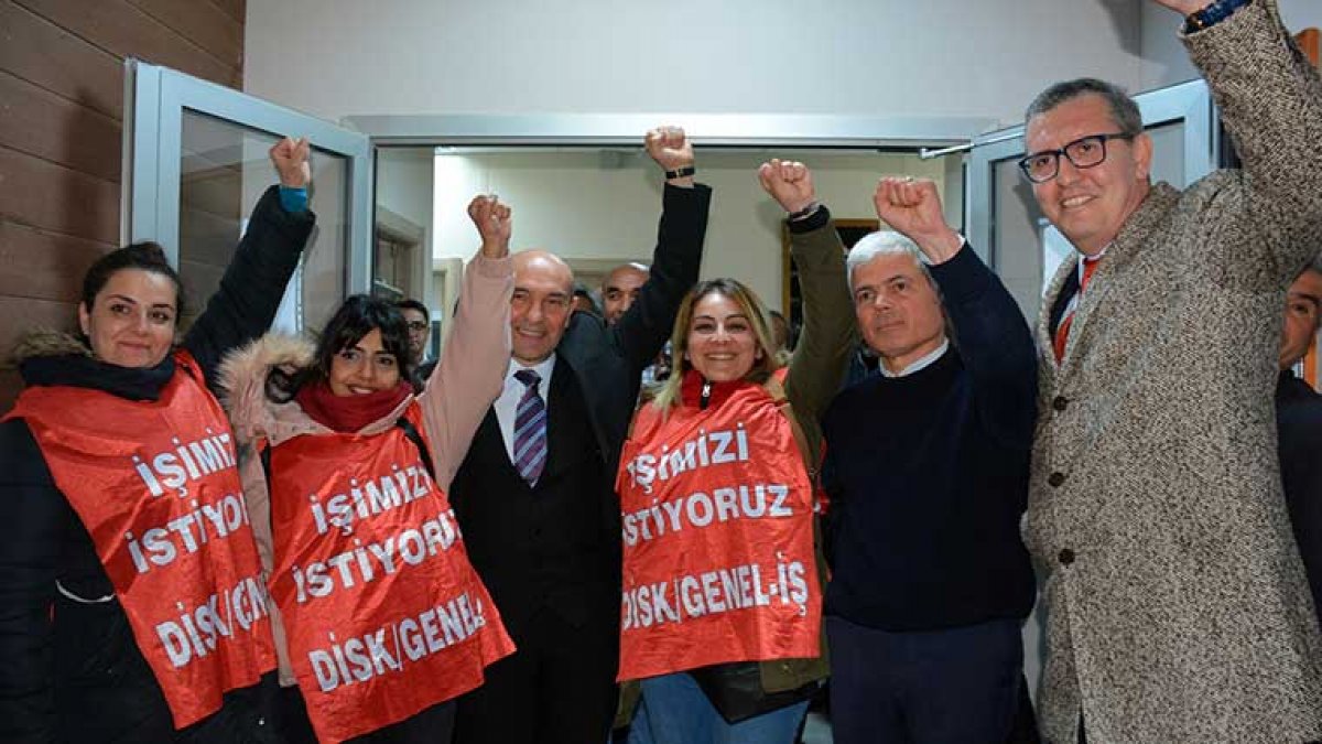 Soyer'den AKP'li belediyenin işten çıkarttığı işçilere destek