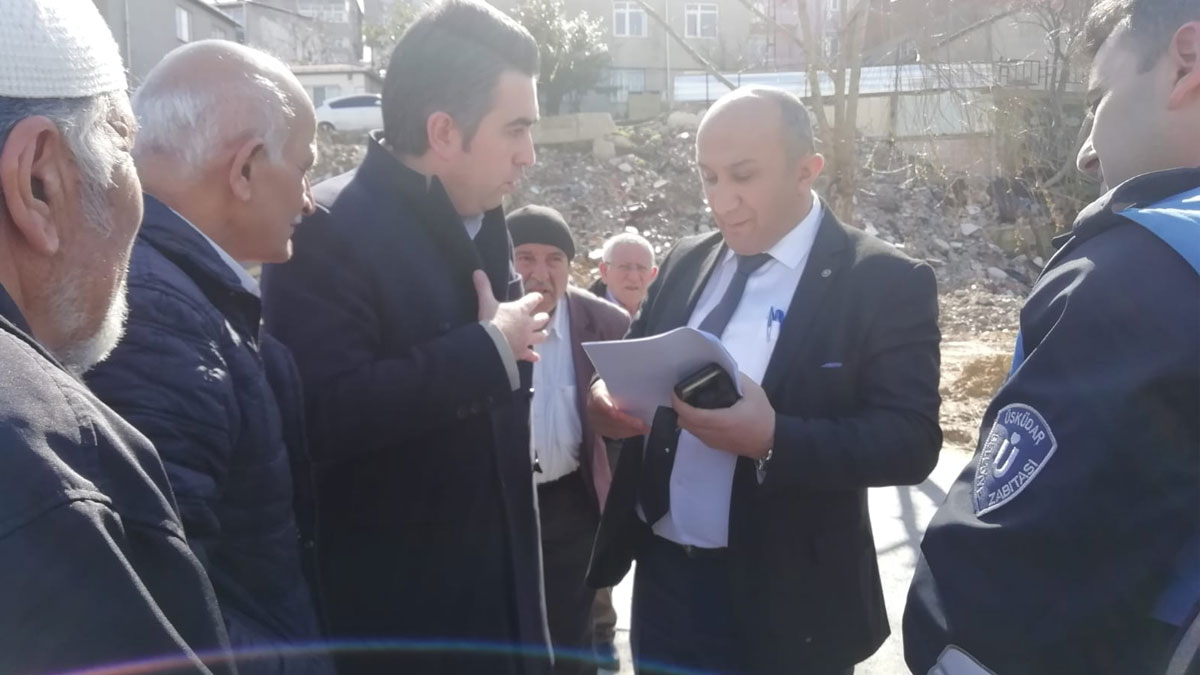 Kirazlıtepe'de yetkisiz raporla mühürleme yapılmak istendi: Mahalleli tepki gösterdi