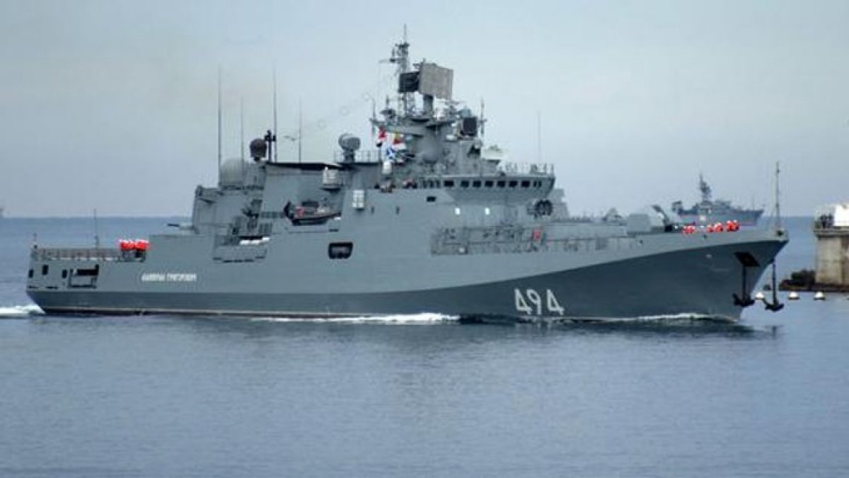 İnterfaks: Rusya Donanması’na bağlı Karadeniz Filosu, iki savaş gemisi yola çıktı 