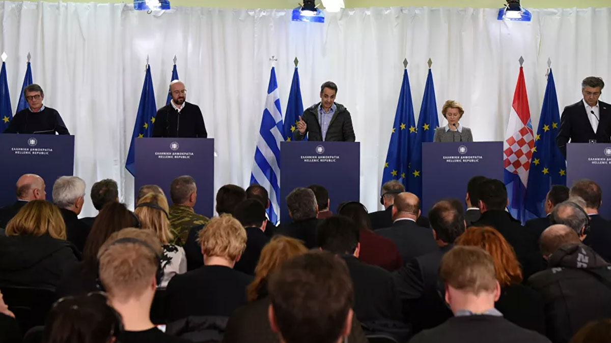 Yunanistan sınırına giden AB yetkilileri: Avrupa'nın birliğini sınamak isteyenler hayal kırıklığına uğrayacak
