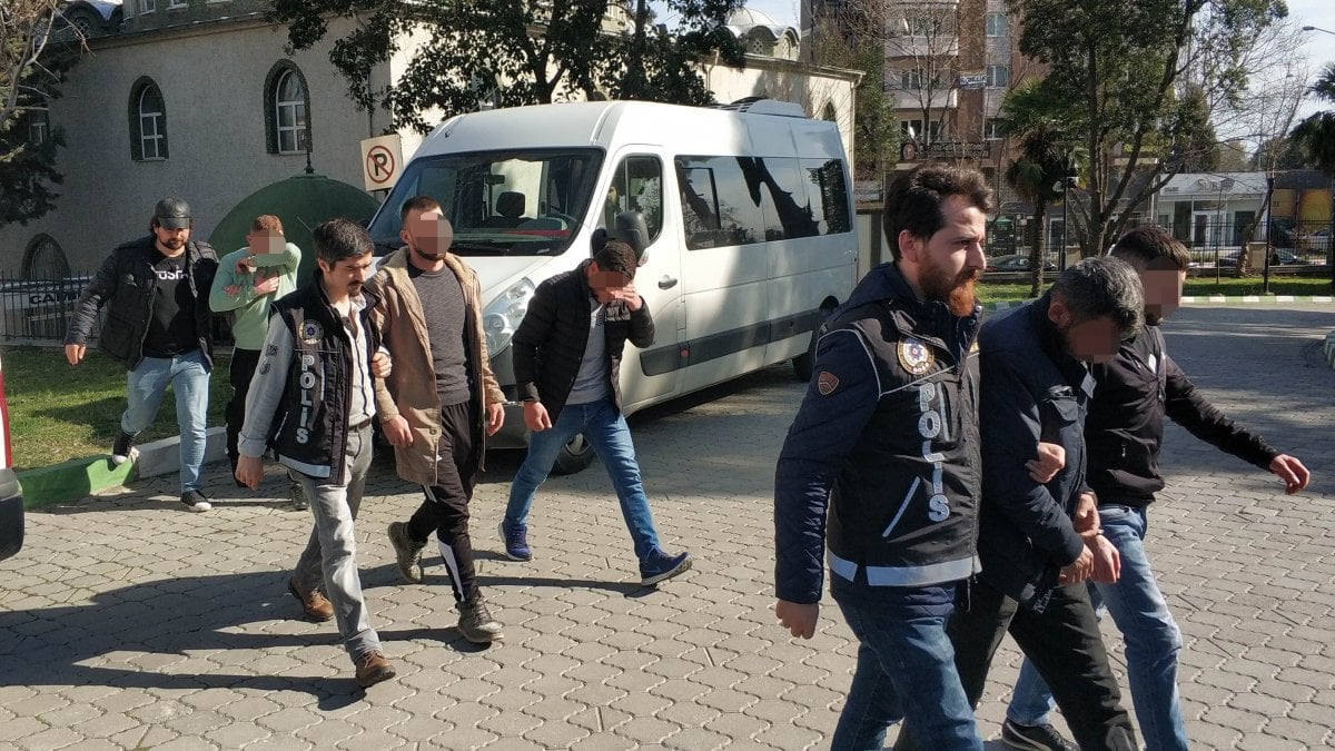 Samsun'da uyuşturucu suçundan aranan 8 kişi gözaltına alındı