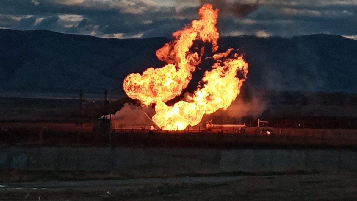 Gürbulak Sınır Kapısı'nda doğalgaz boru hattında patlama