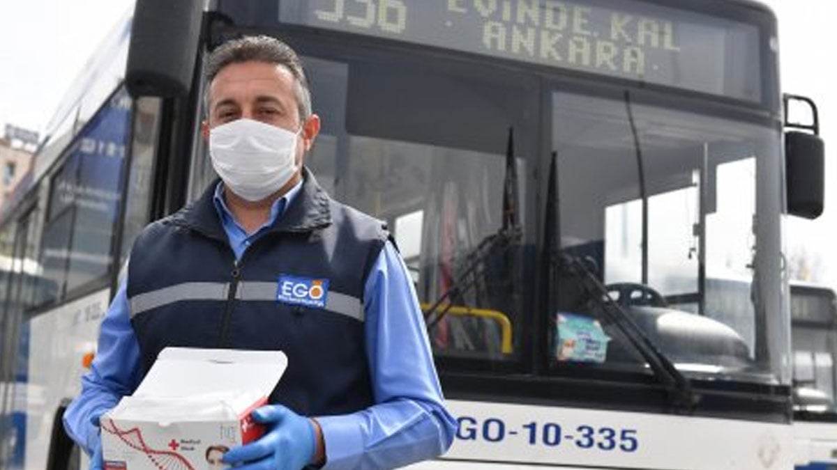Ankara'da toplu taşımalarda "maske ve dezenfektan" zorunluluğu