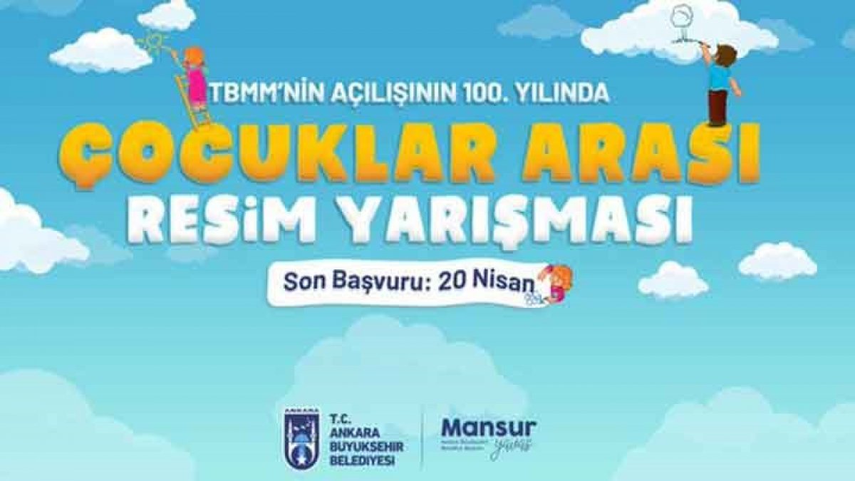 Ankara Büyükşehir Belediyesi'nden “100 Yılın Çocukları Resim Yarışması”