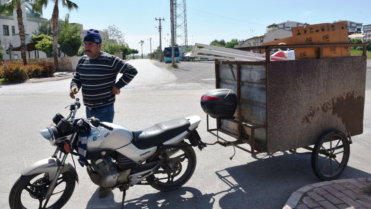 Kağıt toplayıcısına 4 bin 500 lira ceza