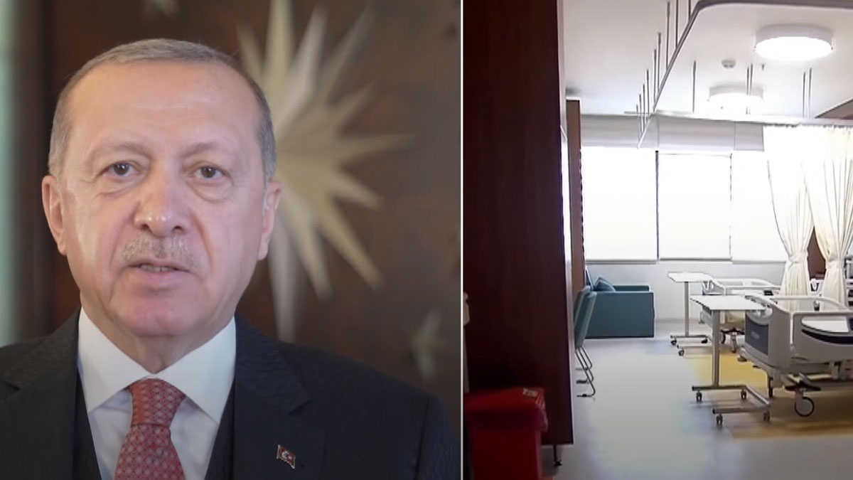 Erdoğan'dan AB'ye 'şehir hastaneli' video mesaj