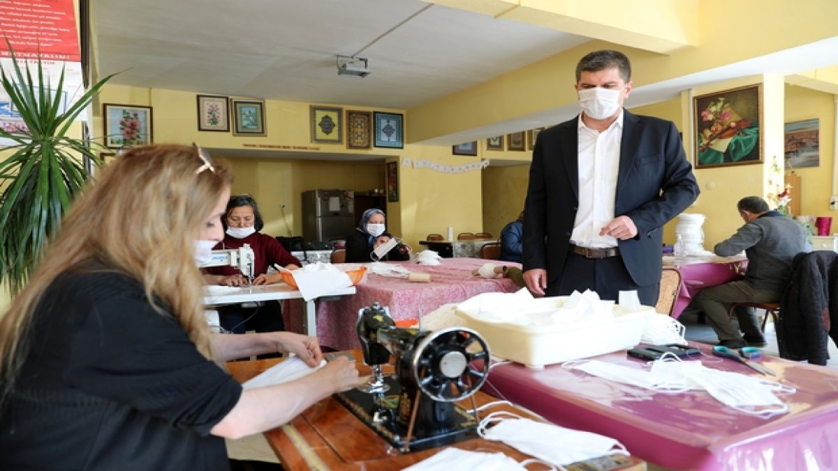 Valilikten CHP'li belediyenin maske atölyesi hakkında araştırma