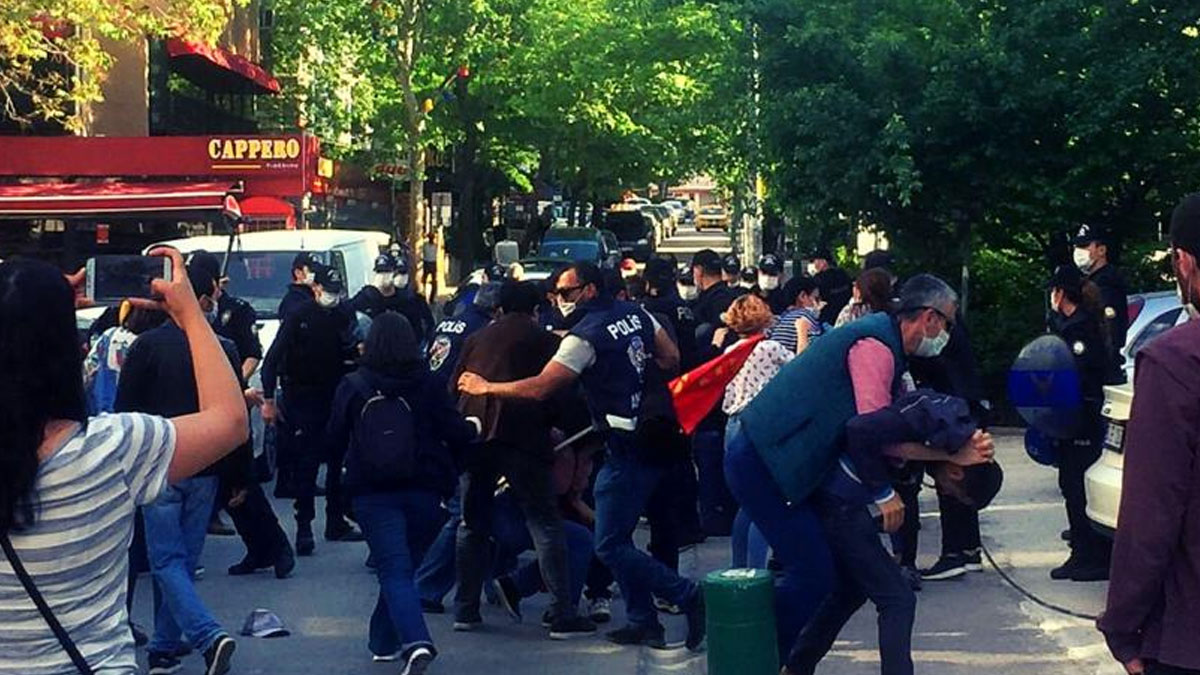 Ankara'da Soma anmasında çok sayıda gözaltı!