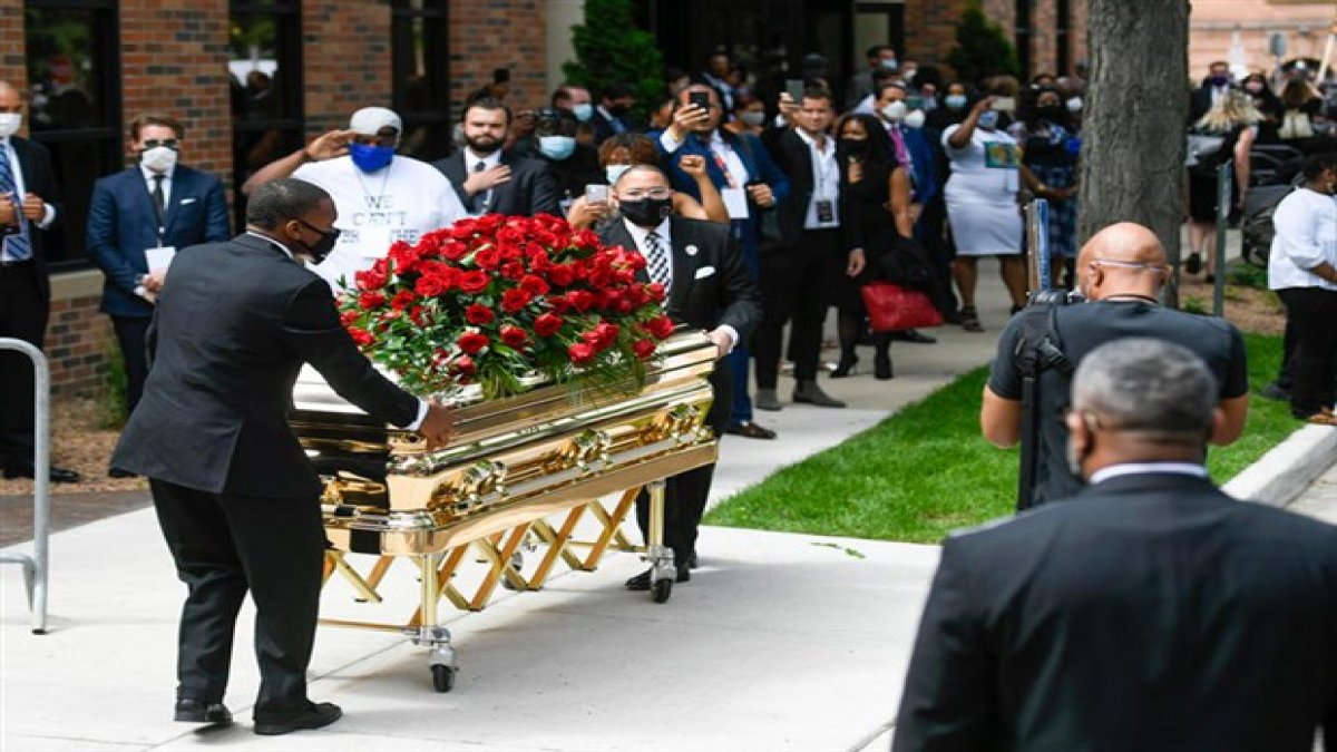 George Floyd için cenaze töreni düzenlendi