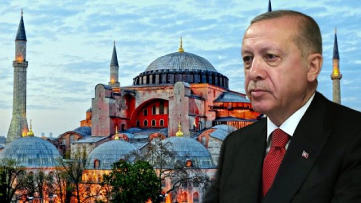 Erdoğan'dan Yunanistan'a 'Ayasofya' çıkışı