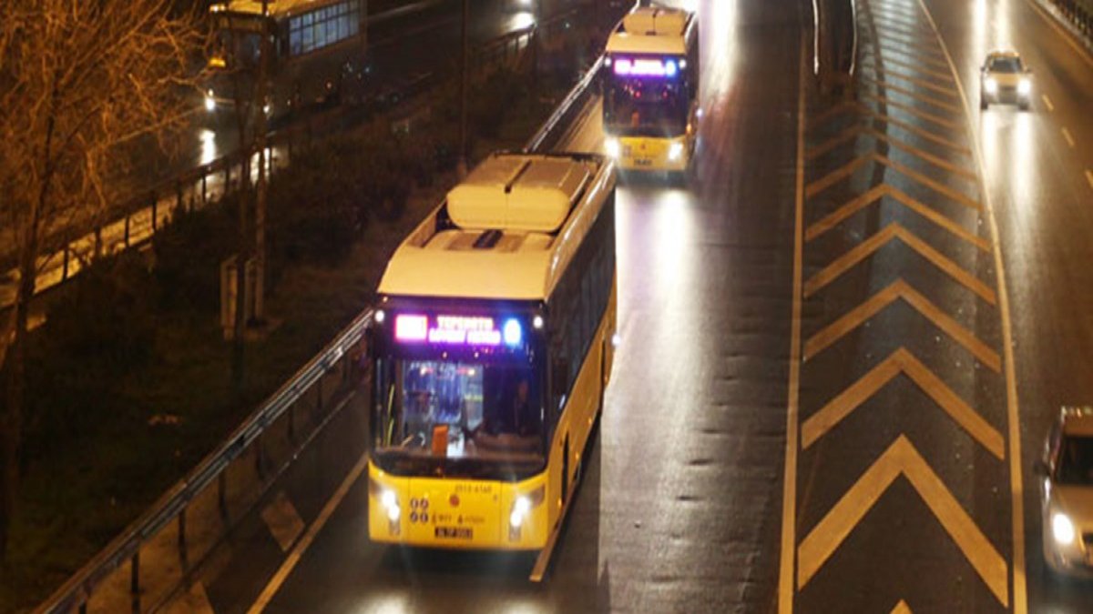 İstanbul'da gece otobüs seferleri yeniden başlıyor