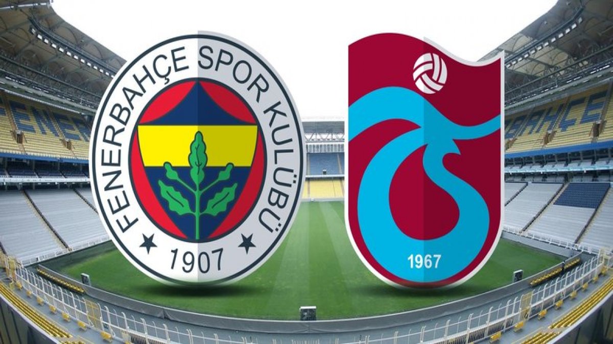Fenerbahçe ve Trabzonspor'un ilk 11'leri belli oldu