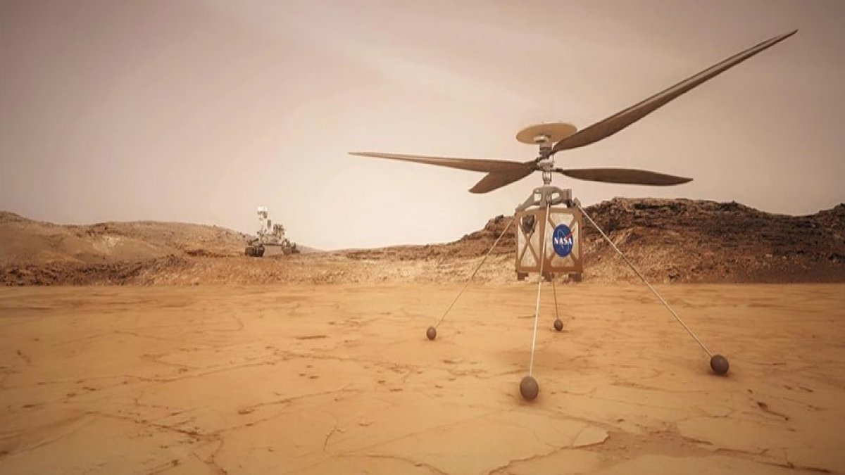 Mars'ta bir ilk: Helikopter uçacak