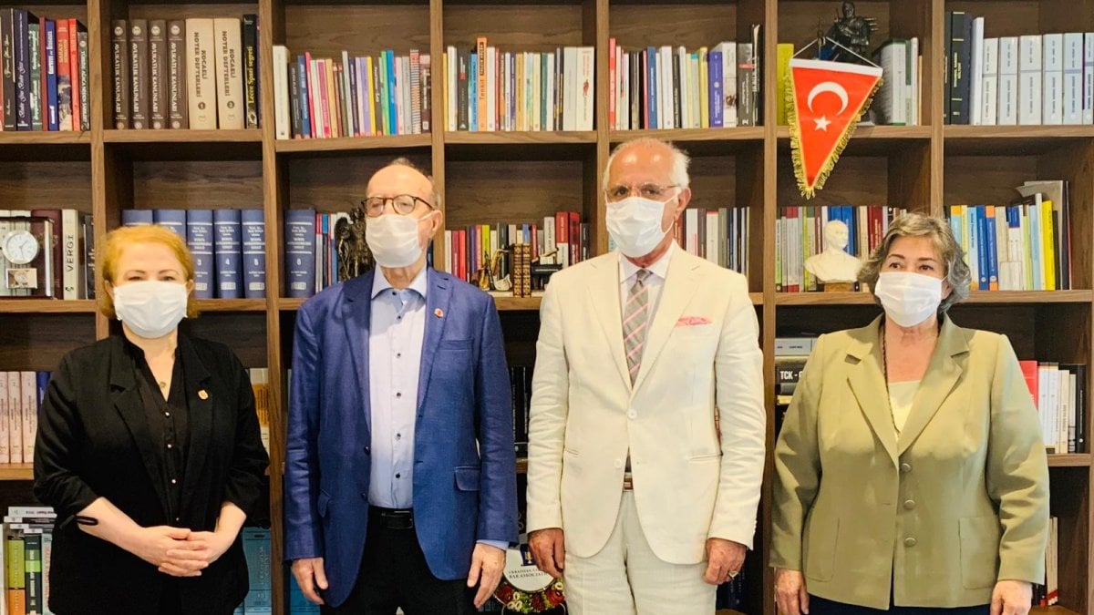 Türkiye Gazeteciler Cemiyeti’nden İstanbul Barosu’na dayanışma ziyareti