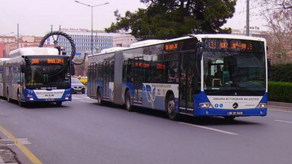 Ankara'da hafta sonu toplu taşıma ücretsiz