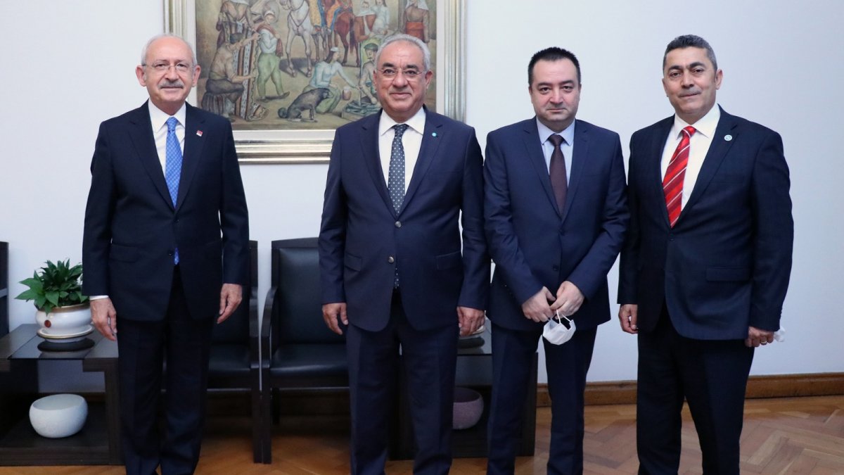 CHP ile DSP genel başkanları görüştü