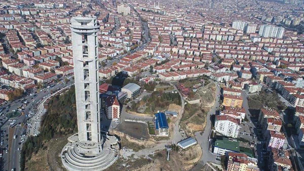 Keçiören Belediyesi bir kuleye 77 milyon TL harcadı