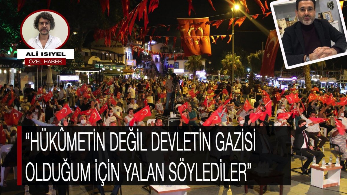 AKP'li belediye 15 Temmuz gazisine 'salgın nedeniyle iptal' dedi, töreni yaptı