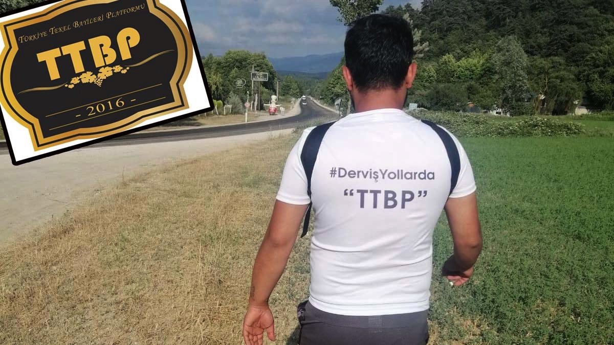 Özkan Derviş 'alkol yasasına' karşı yürüyor - VİDEO