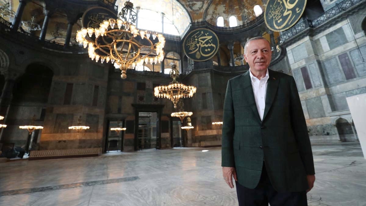 Erdoğan Ayasofya'da