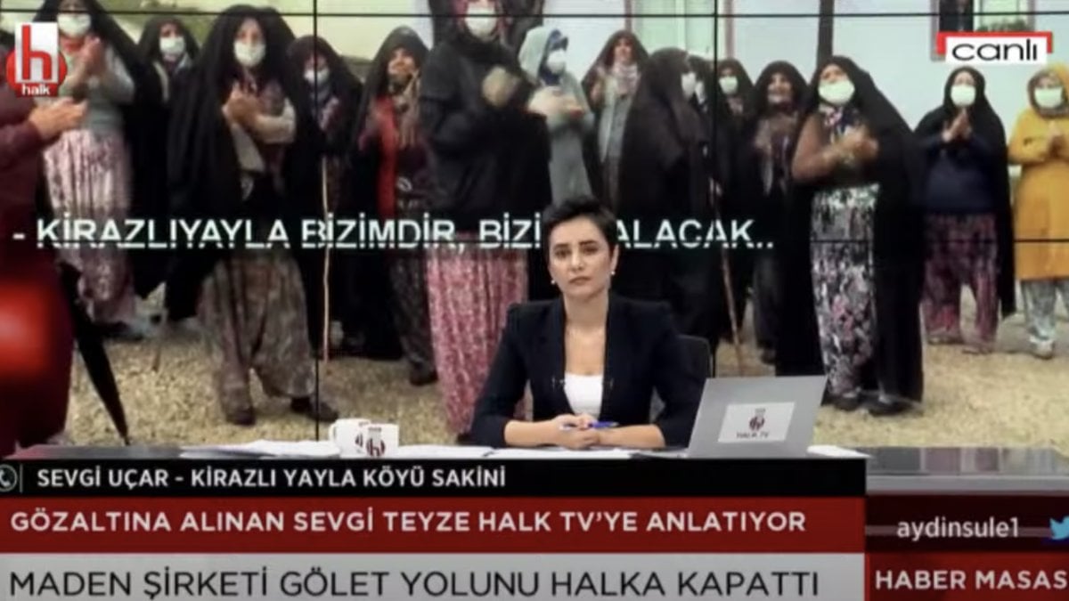 Kirazlıyayla sakinlerinden Sevgi Uçar: Ot kalmadı, Hayvanlar otu bulamıyor