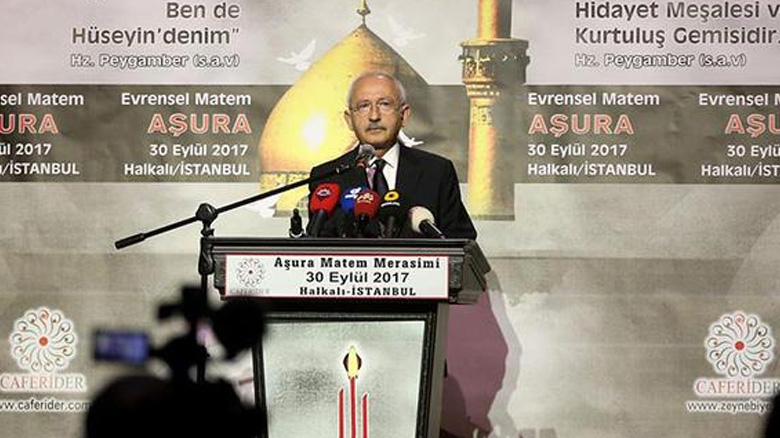 CHP lideri Kılıçdaroğlu Aşura Mateminde: Unutulmamalıdır ki günümüzün Yezidleri karşısında...