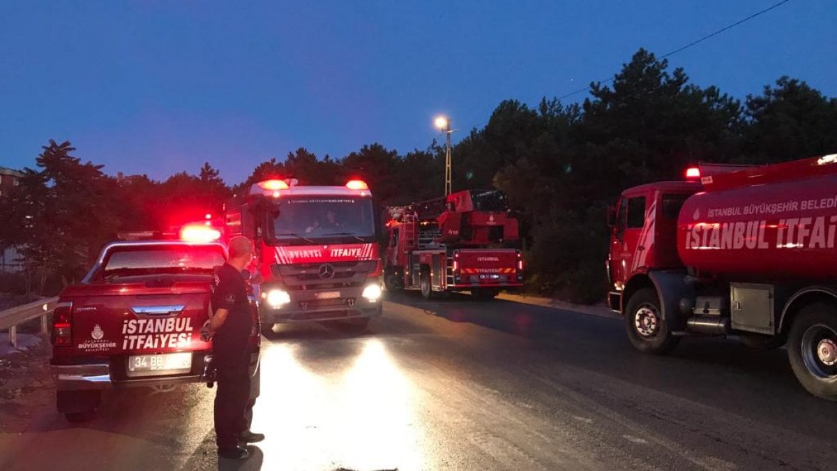 Maltepe'de yangın