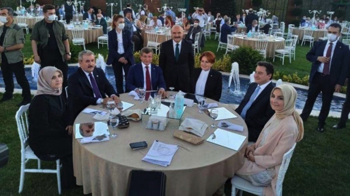Akşener, Babacan, Davutoğlu ve Destici düğünde buluştu