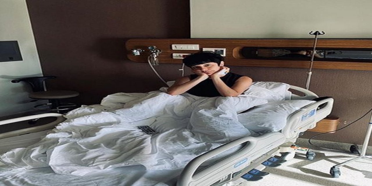 Gonca Vuslateri hastane odasından paylaştı: Ödüm patladı