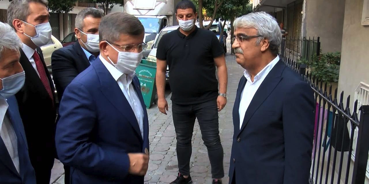 Davutoğlu'ndan HDP Eş Genel Başkanı Sancar'a taziye ziyareti
