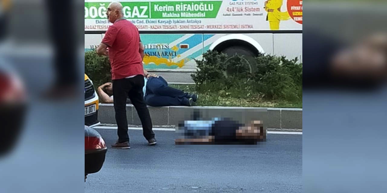 Trafik kazasına karışan polis kurşun yağdırdı: 1 ölü, 1 yaralı - VİDEO