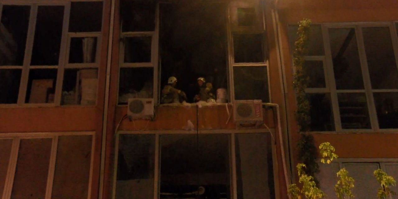Başakşehir'de işyeri yangını