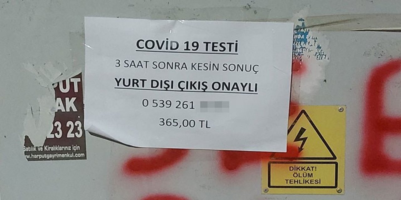 Test ilanları Ankara sokaklarında