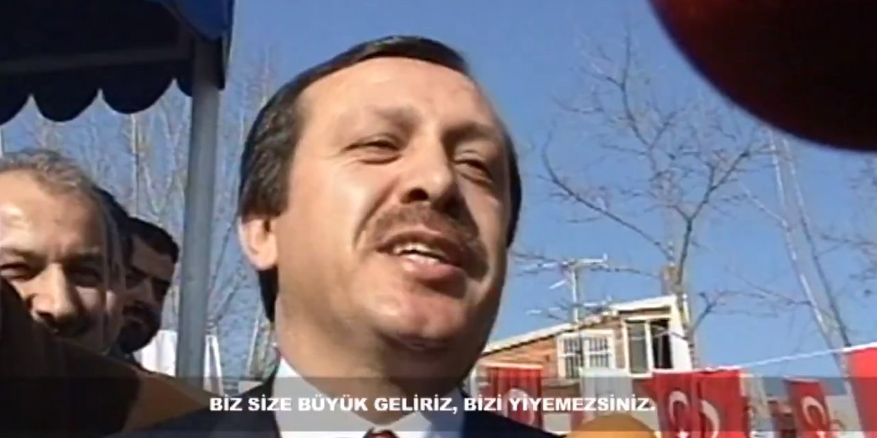 Erdoğan'dan videolu paylaşım: Biz size büyük geliriz, bizi yiyemezsiniz