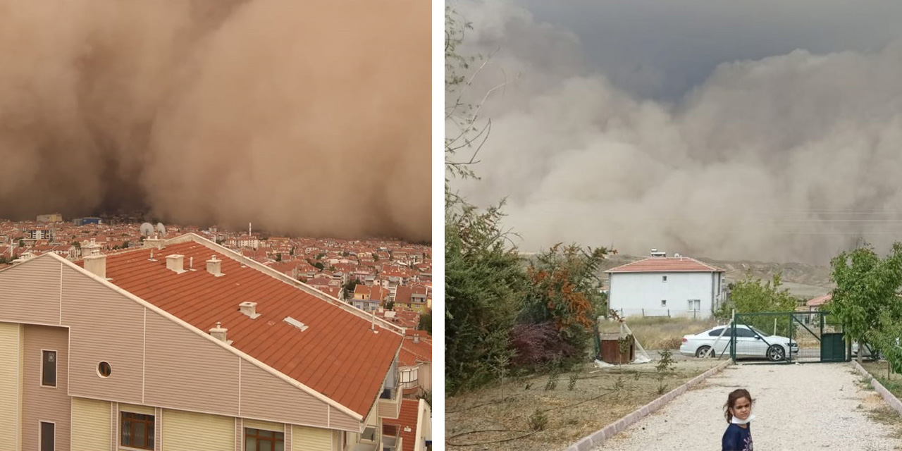 Ankara'da 'kum fırtınası' paniği: 6 kişi yaralandı