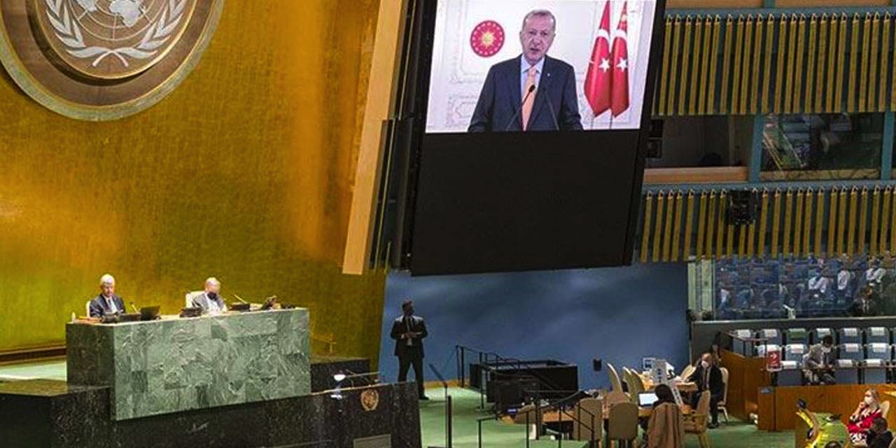Erdoğan'ın sözleri üzerine BM Genel Kurul Toplantısı'ndan çıktı
