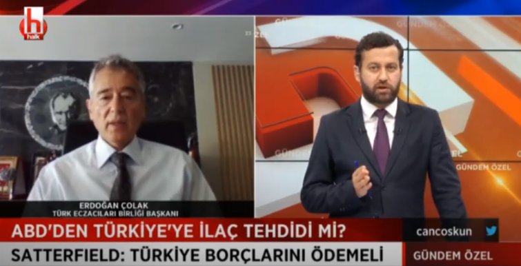 Türk Eczacıları Birliği Başkanı: Ülkeleri ilaç ambargosuyla tehdit edemezsiniz