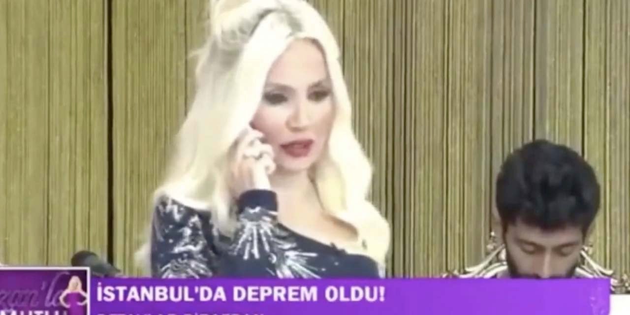 Lerzan Mutlu depreme canlı yayında yakalandı - VİDEO