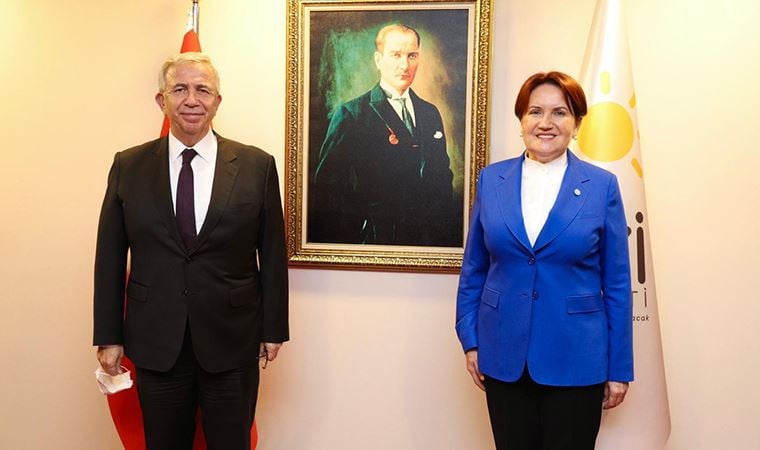 Mansur Yavaş'tan Akşener'e ziyaret