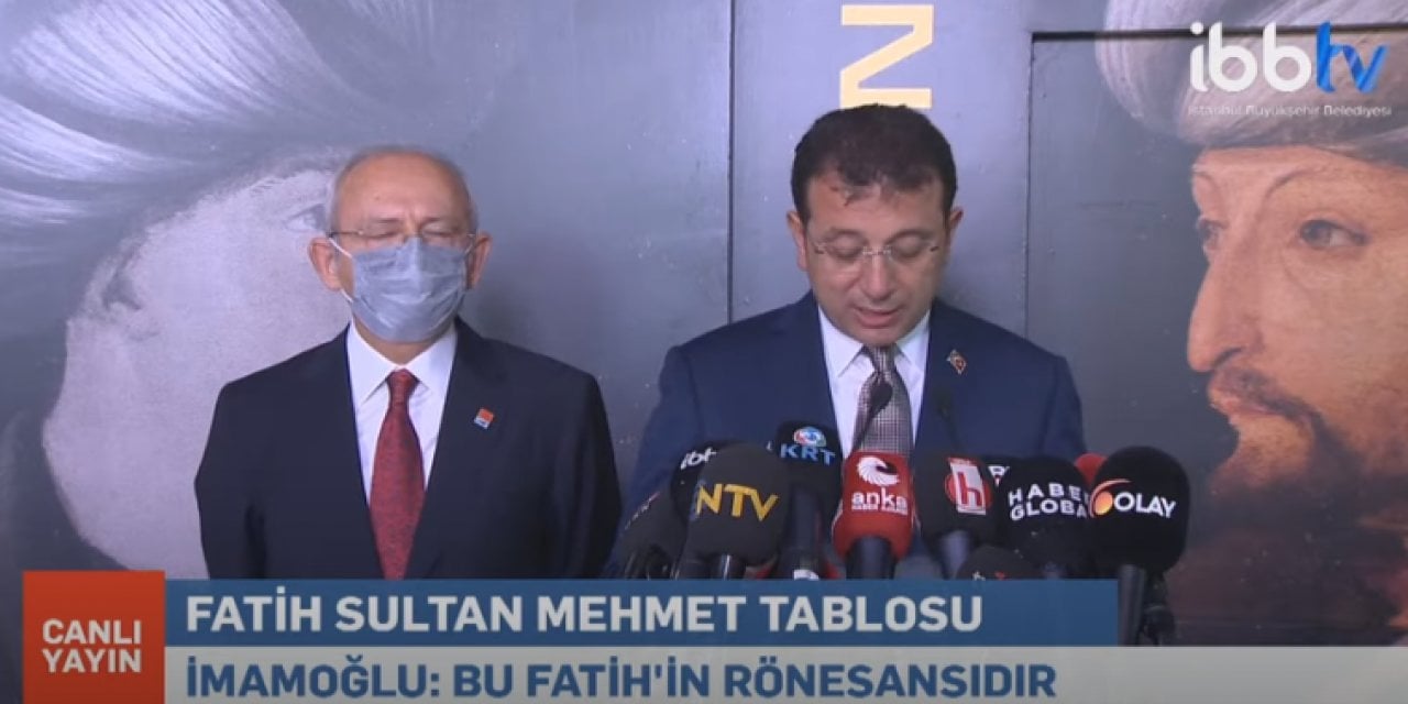 Fatih'in tablosu İBB'ye emanet