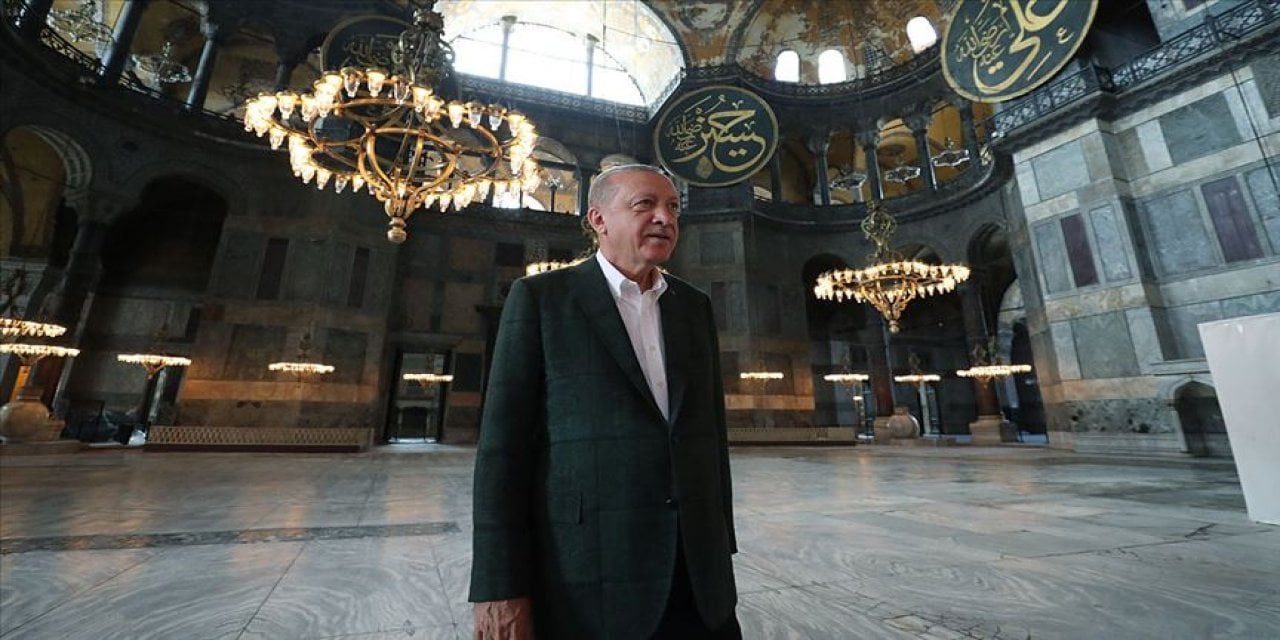 Erdoğan'dan Ayasofya açıklaması