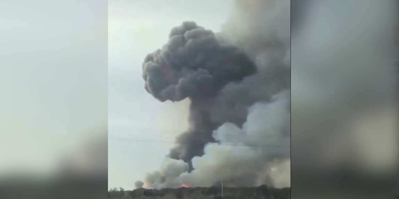 Rusya'da eski bir askeri tesiste patlama - VİDEO