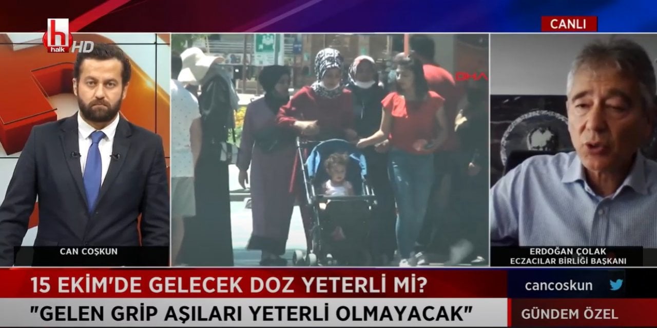 Türk Eczacılar Birliği Başkanı: Grip aşısında 8 buçuk milyon doz eksiğimiz var
