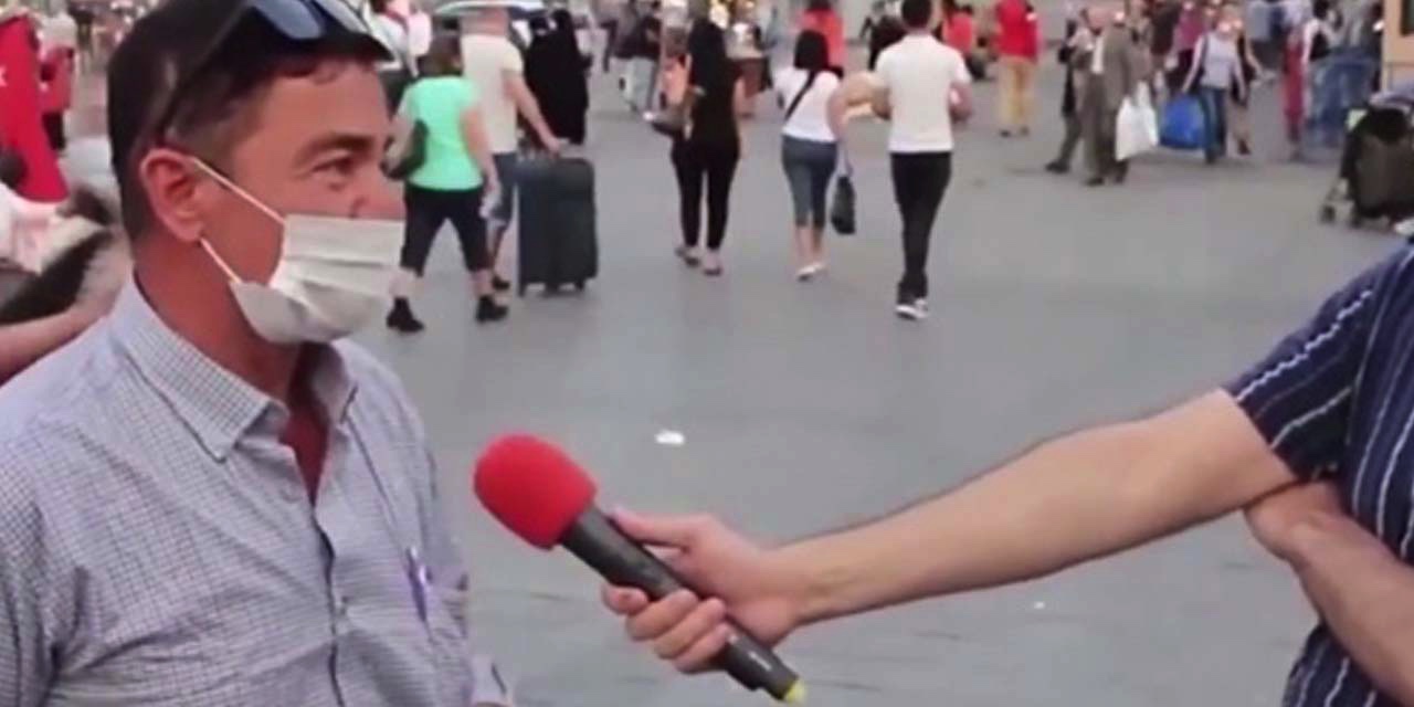 Sokak röportajı gündem oldu: Muhabirin sabrı taştı
