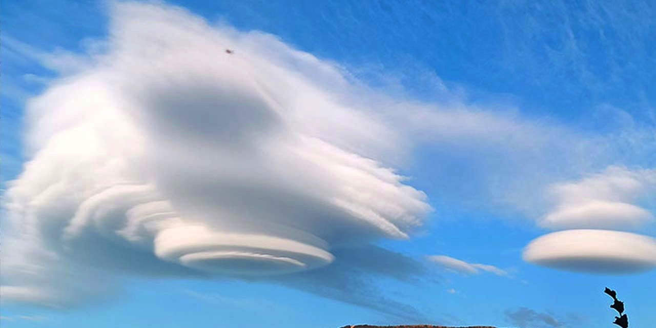 Artvin'de Lenticular bulutlar ortaya çıktı!